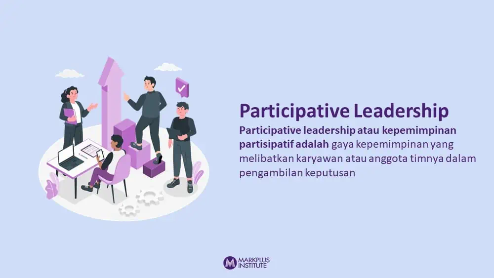 Ilustrasi kepemimpinan partisipatif atau participative leadership