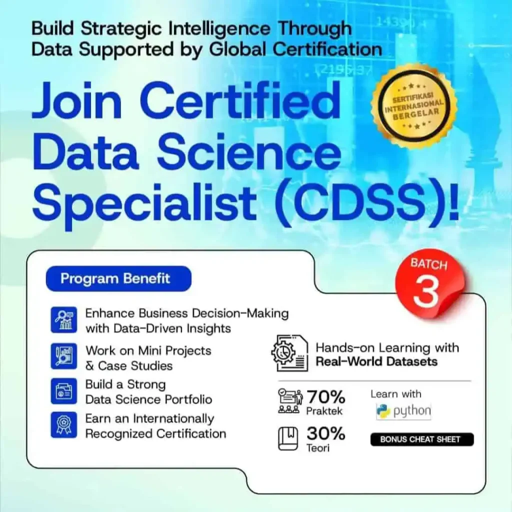 Certified Data Science Specialist (CDSS)